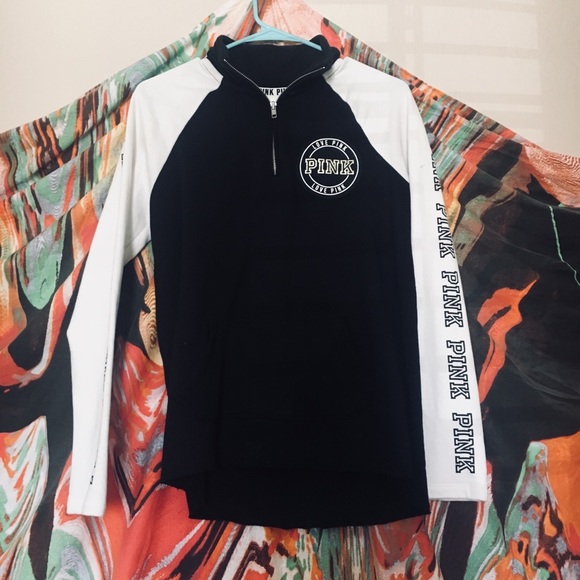 PINK Victoria's Secret Jackets & Blazers - VS Pink Half Zip Jacket